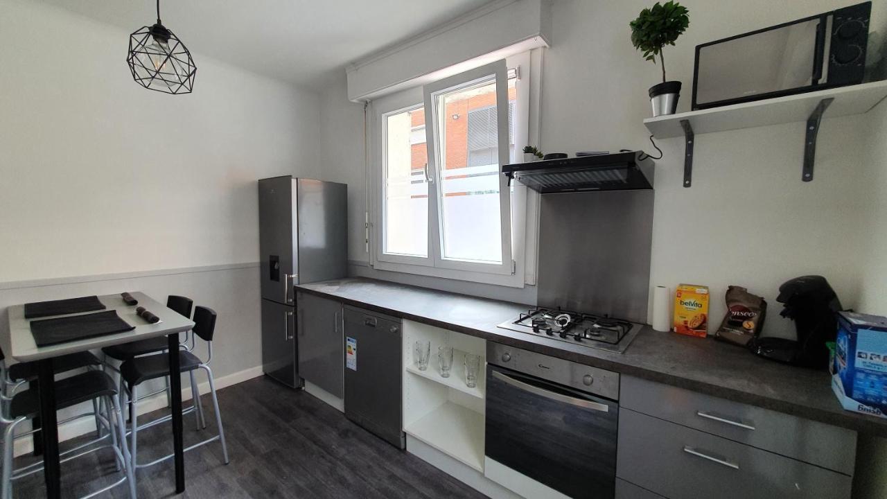 Joli T2- Centre Ville - Parking Gratuit - Wifi Dunkirk Exterior photo